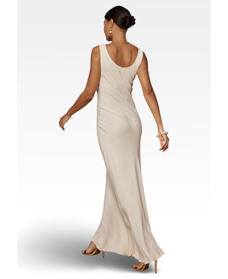 Women's Pandy Satin Cowl Bridesmaid Dress