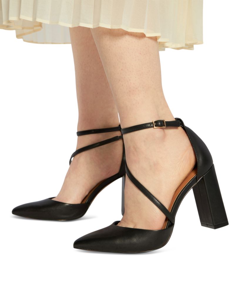 Women's Milley Two-Piece Strappy Pointed-Toe Pumps