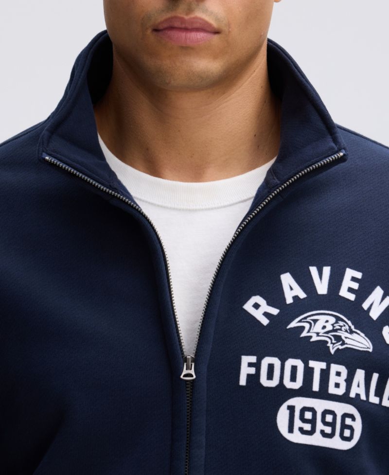 Men's Baltimore Ravens IconicFleece Full-Zip Fleece Jacket