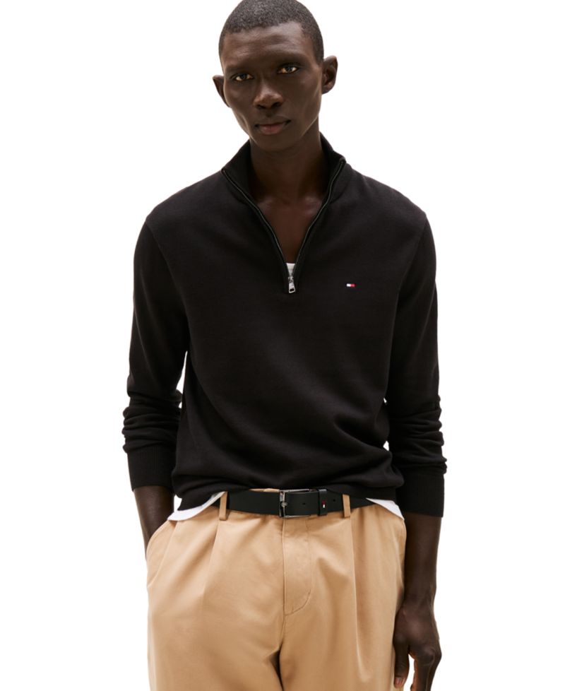 Men's Essential Quarter-Zip Knit Sweater
