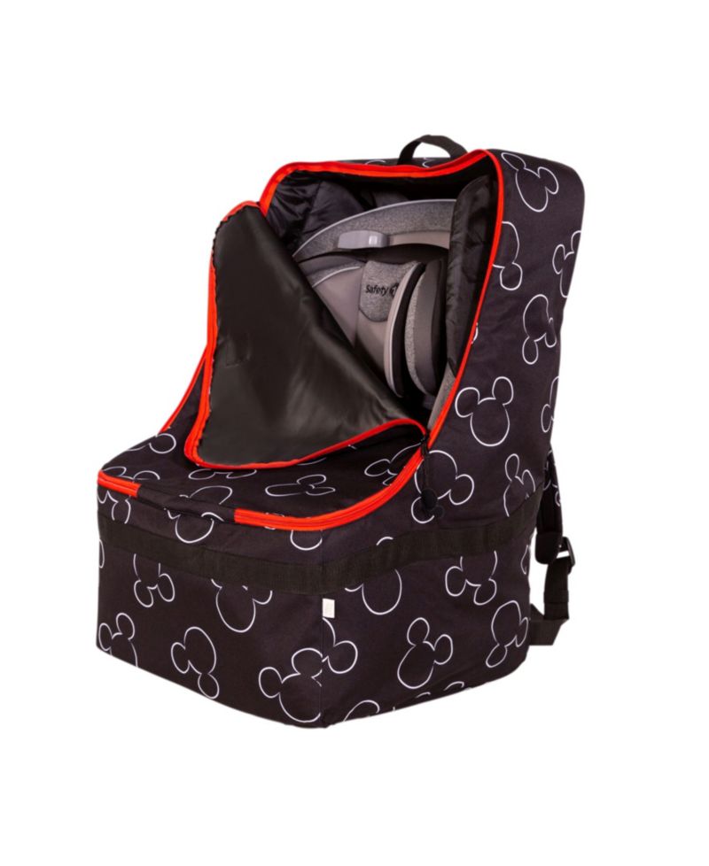 Disney Baby Ultimate Padded Backpack Car Seat Travel Bag, Mickey