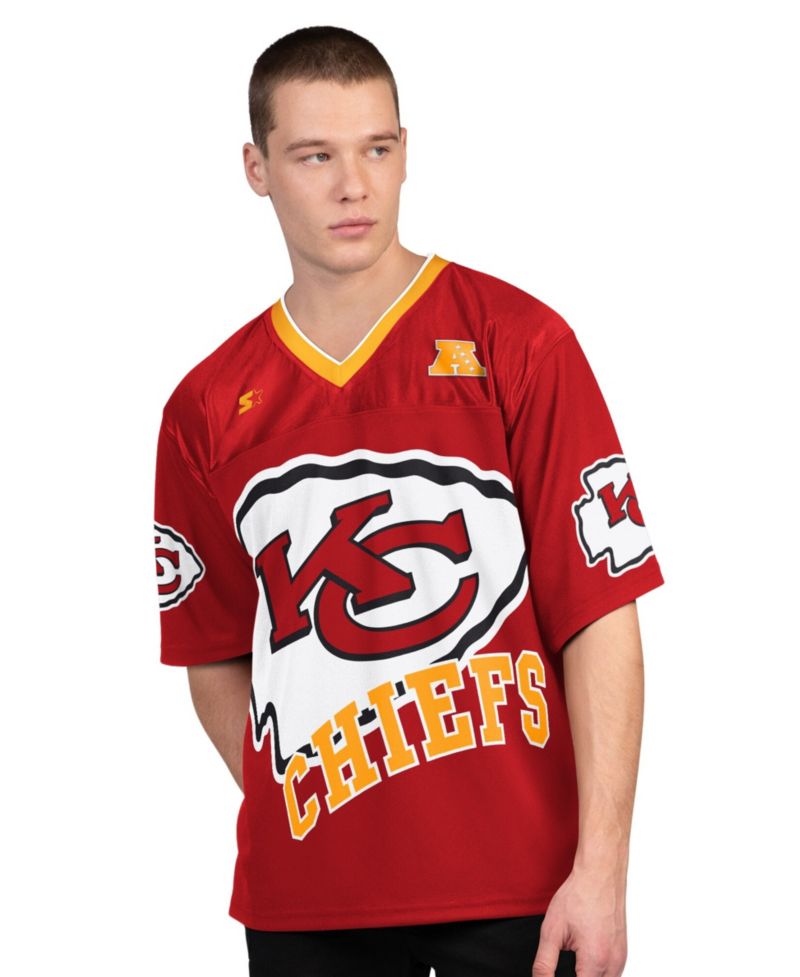 Men's Red/White Kansas City Chiefs Short Sleeve Long Sleeve T-Shirt