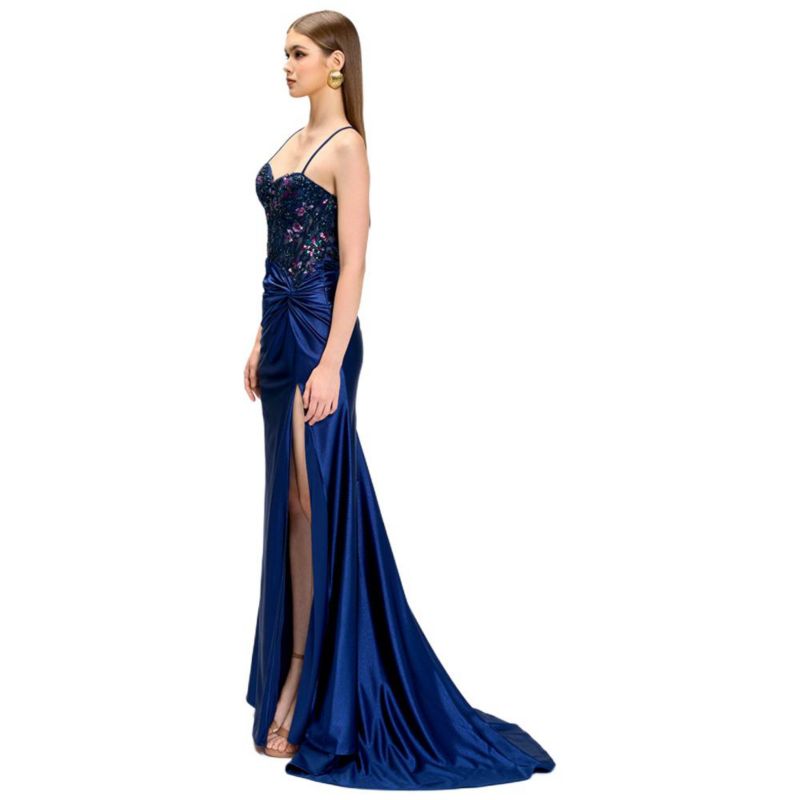 Women's Beaded Sequin Gown