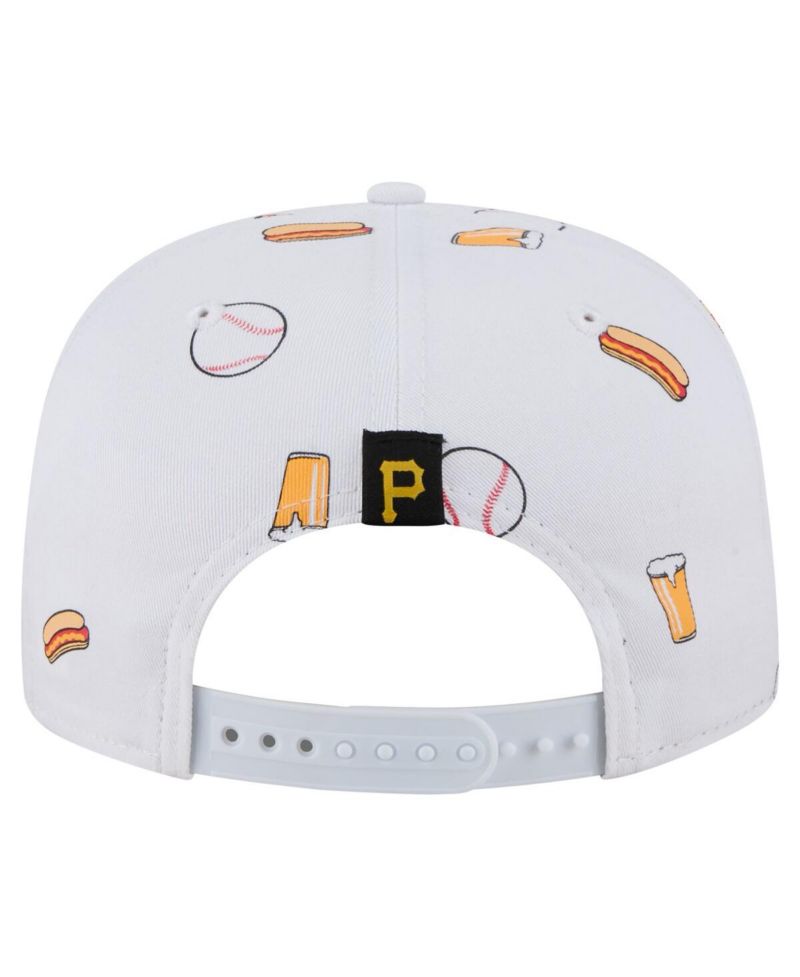 Men's White Pittsburgh Pirates Team Cheer Rope 19TWENTY Adjustable Hat