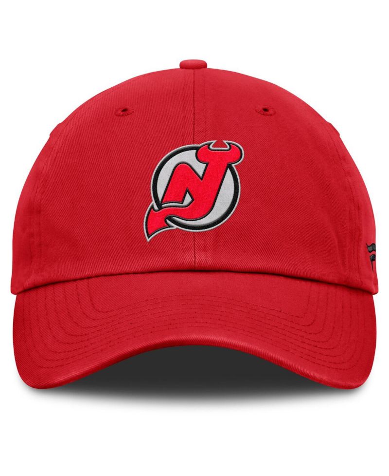 Men's Red New Jersey Devils Decades Collection Adjustable Hat