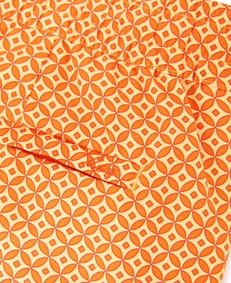 Men's Orient Geometric-Print Swim Shorts