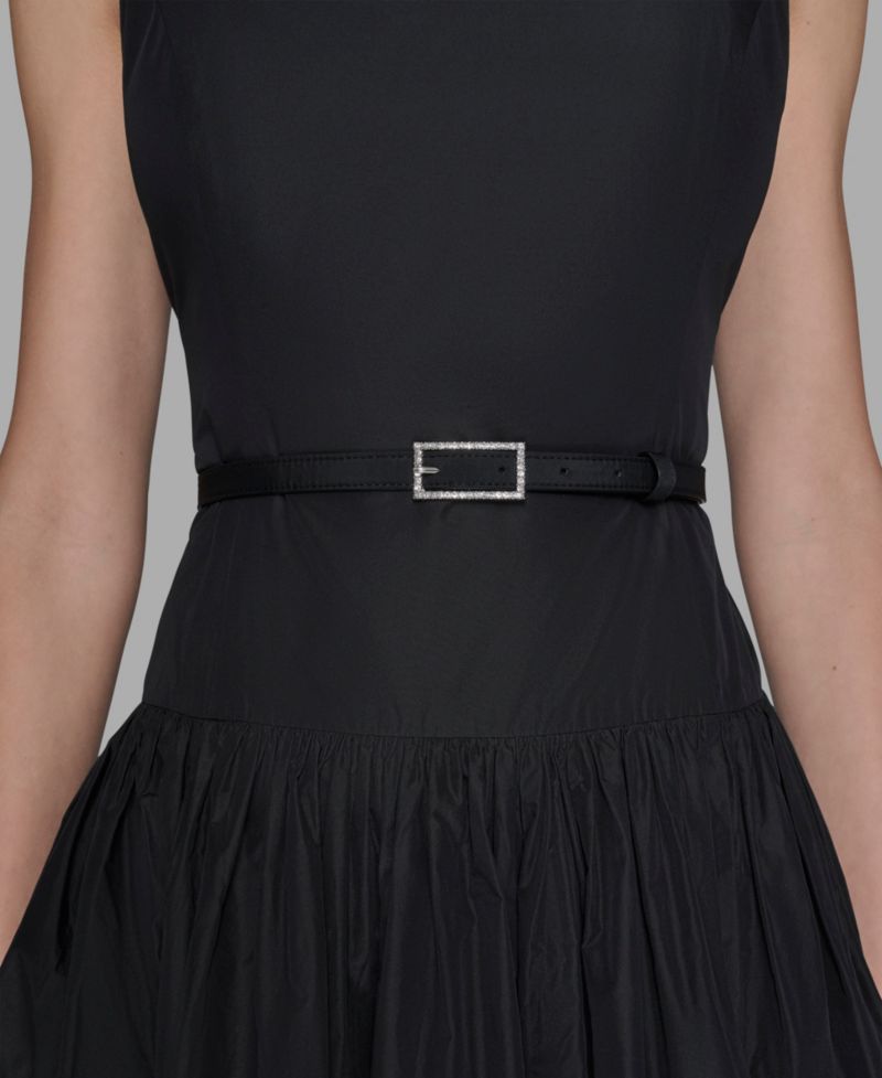 Women's Taffeta Drop-Waist Ball Gown