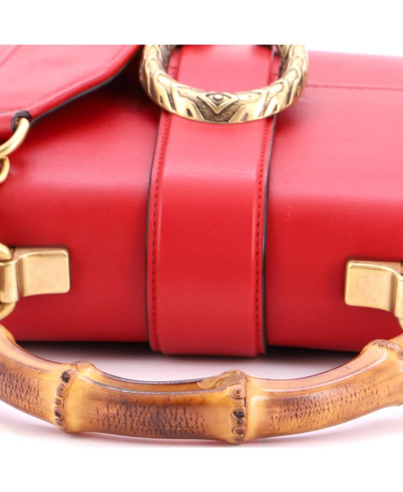 Medium Dionysus Bamboo Top Handle Bag Leather