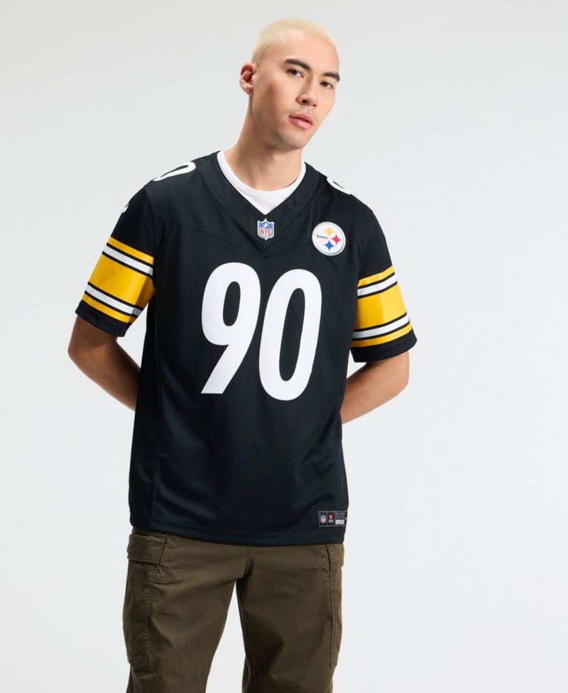 Men's T.J. Watt Black Pittsburgh Steelers Vapor F.U.S.E. Stitched Limited Jersey