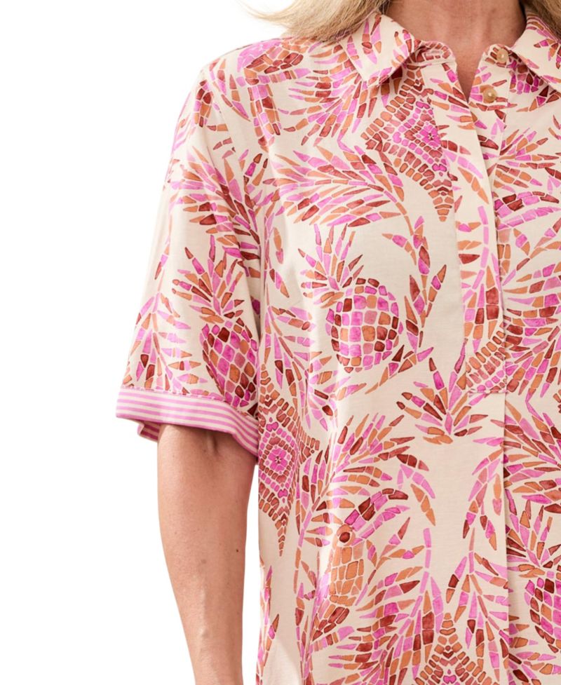 Women's Rayon Linen Button-Front Dress