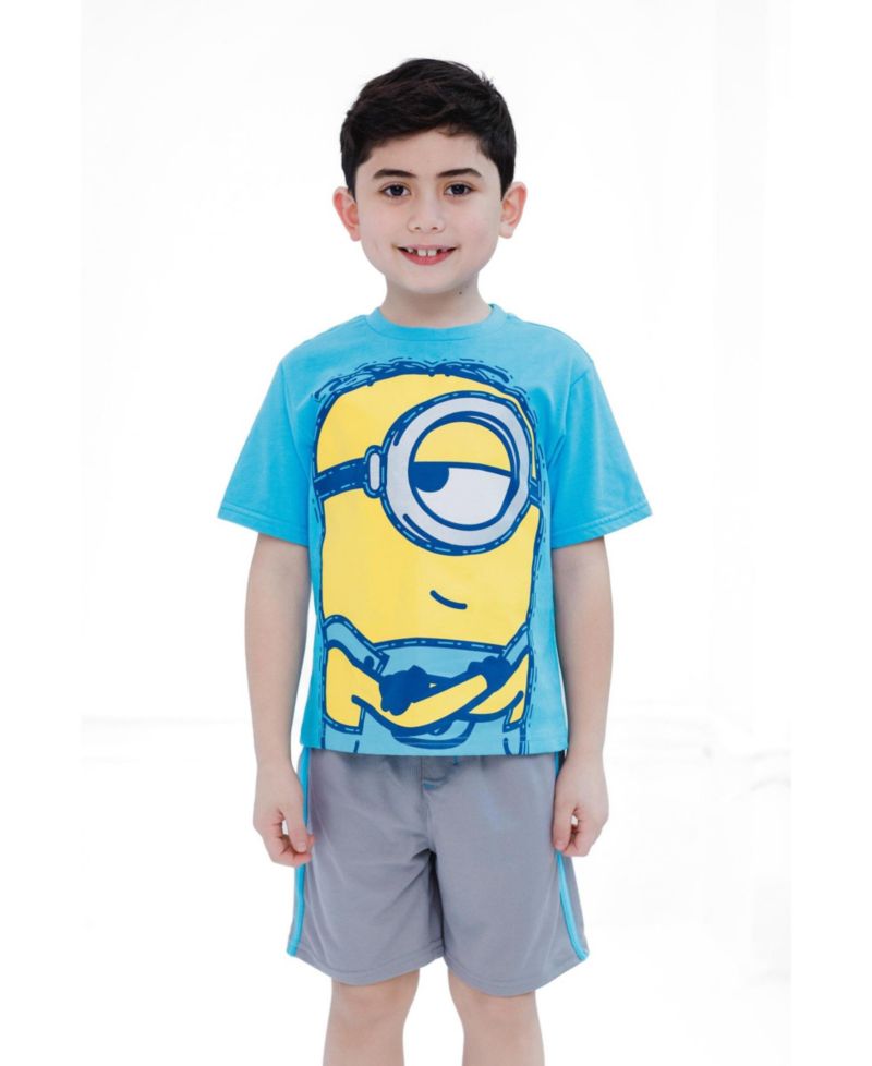 Boys ( 5 TO 10-12 ) T-Shirt and Mesh Shorts Set