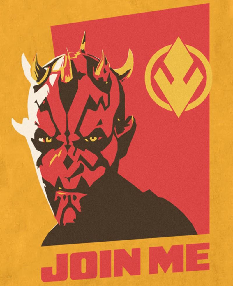 Men's Star Wars Join Me Graphic Print T-Shirt