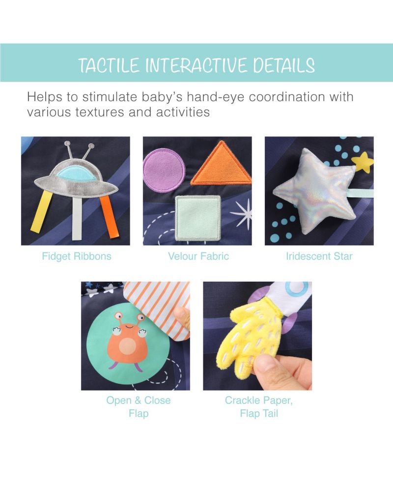 Space 7-in-1 Activity Play Gym and Play Mat for Baby