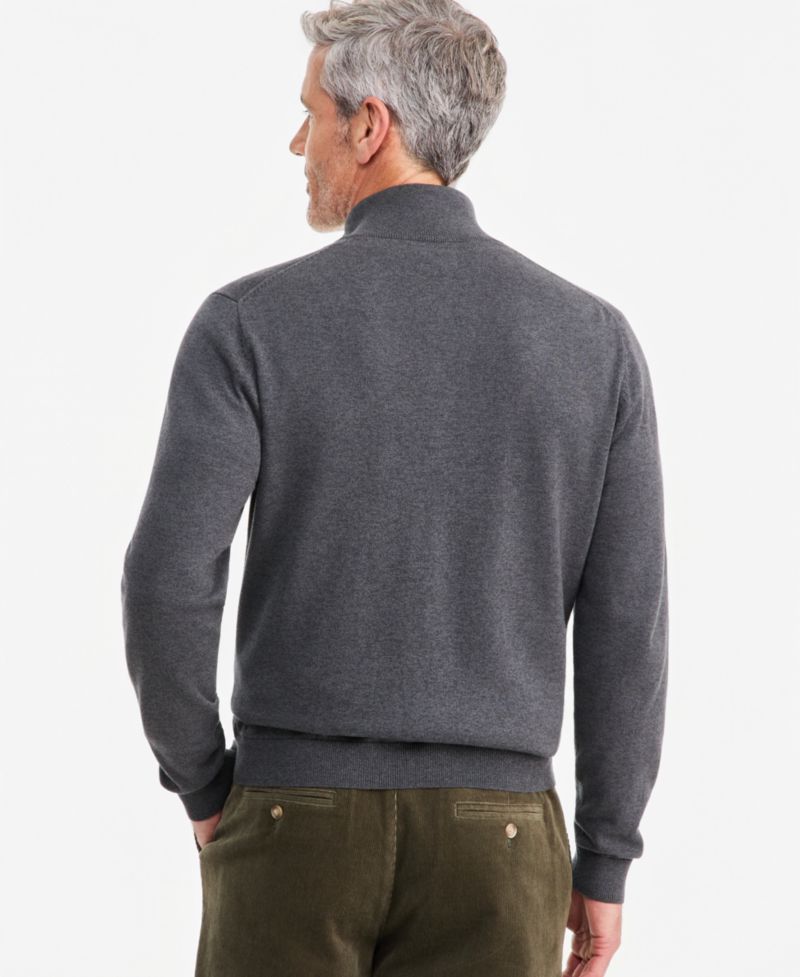 Men's Supima Cotton Full-Zip Sweater, Macy's Exclusive