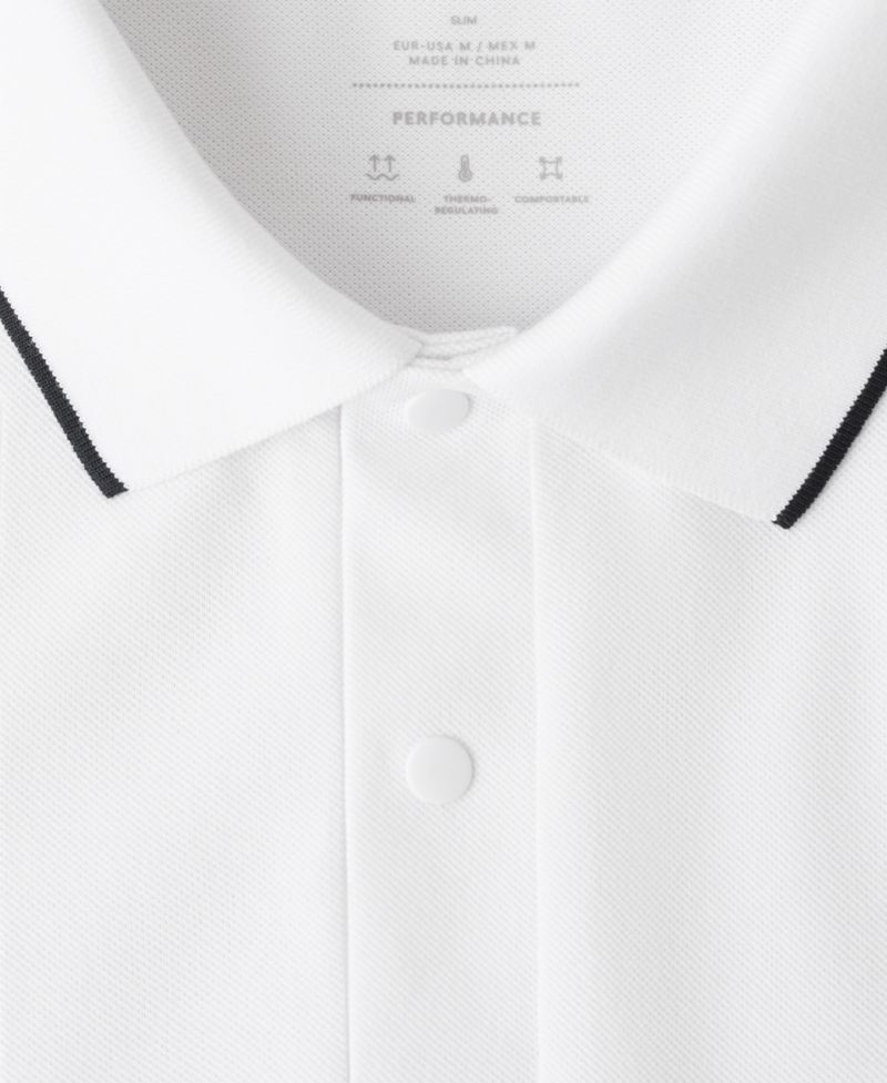 Men's Comfort Stretch Pique Polo Shirt