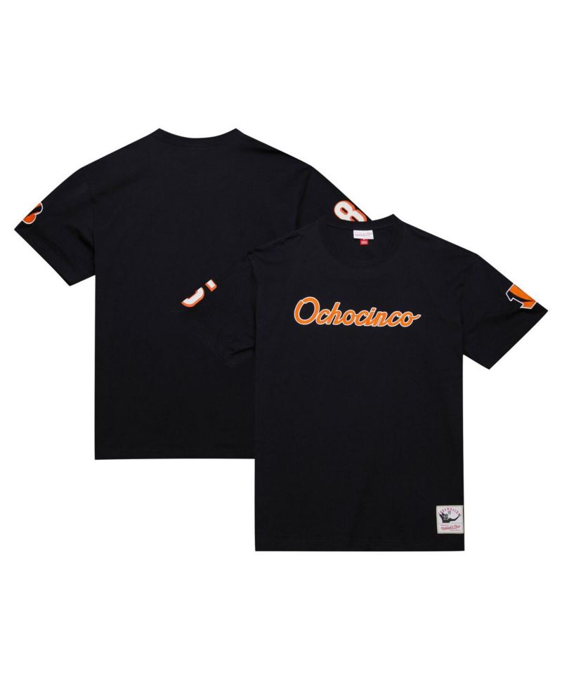 Men's Chad Johnson Black Cincinnati Bengals Retired Player Nickname T-Shirt