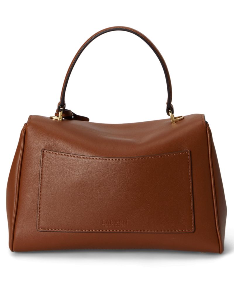 Farrah Leather Small Satchel Bag