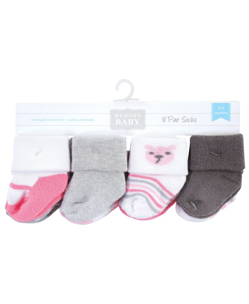 Baby Boys Hudson Cotton Rich Newborn and Terry Socks