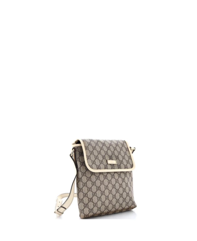 Small Flap Messenger GG Coated Canvas
