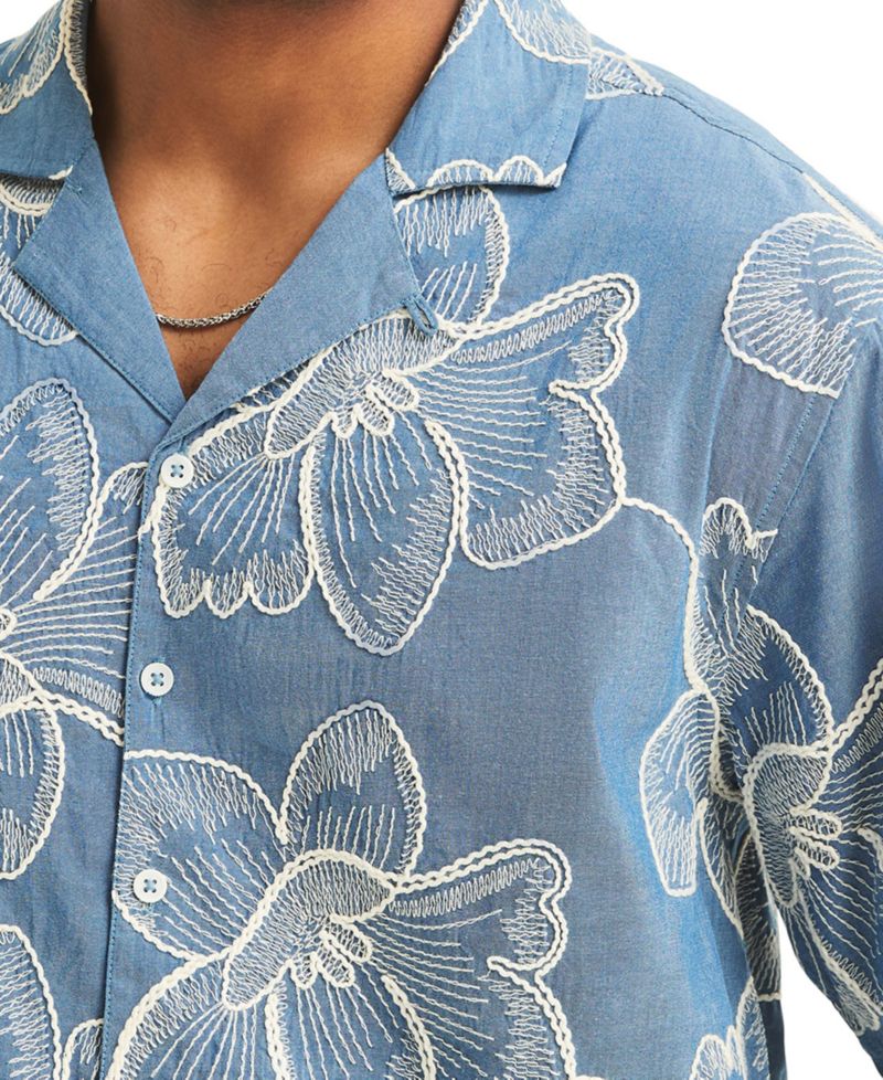 Men's Short-Sleeve Camp Collar Shirt