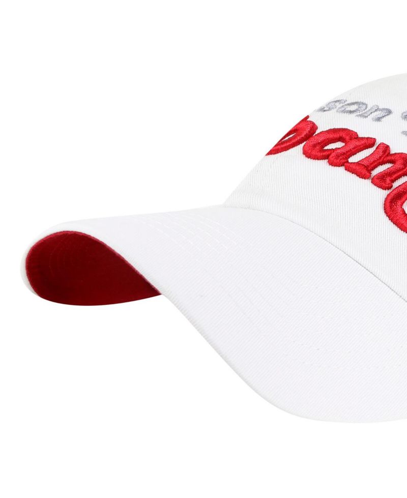 Women's White Alabama Crimson Tide Pensacola Clean Up Adjustable Hat
