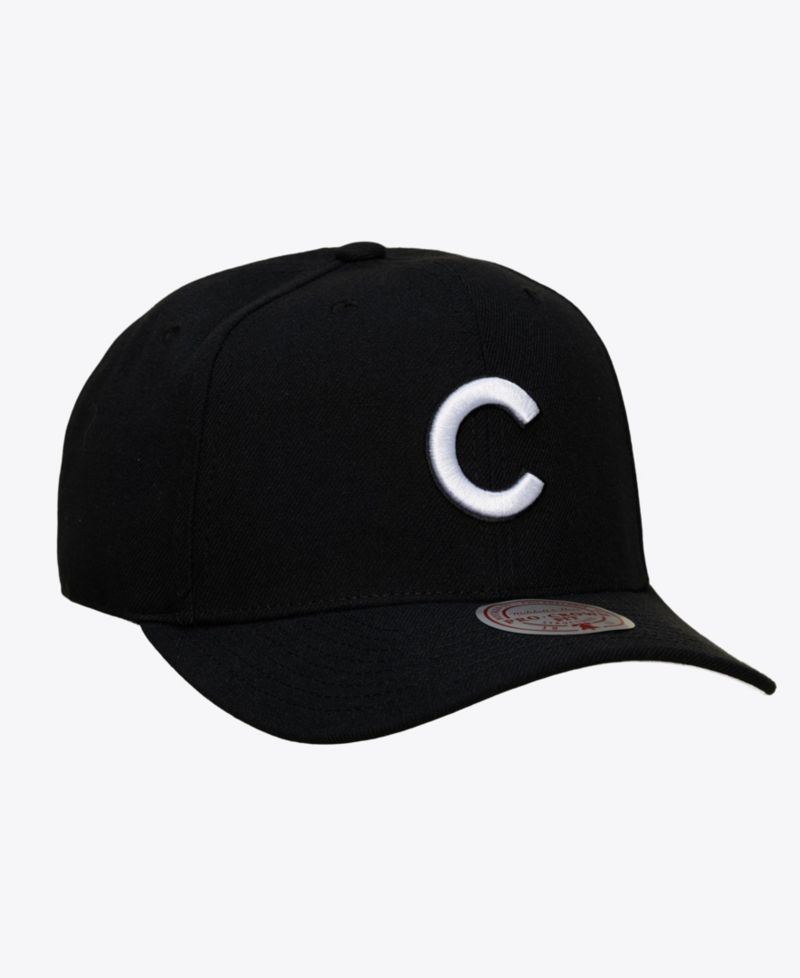 Men's Black Chicago Cubs Pro Crown Snapback