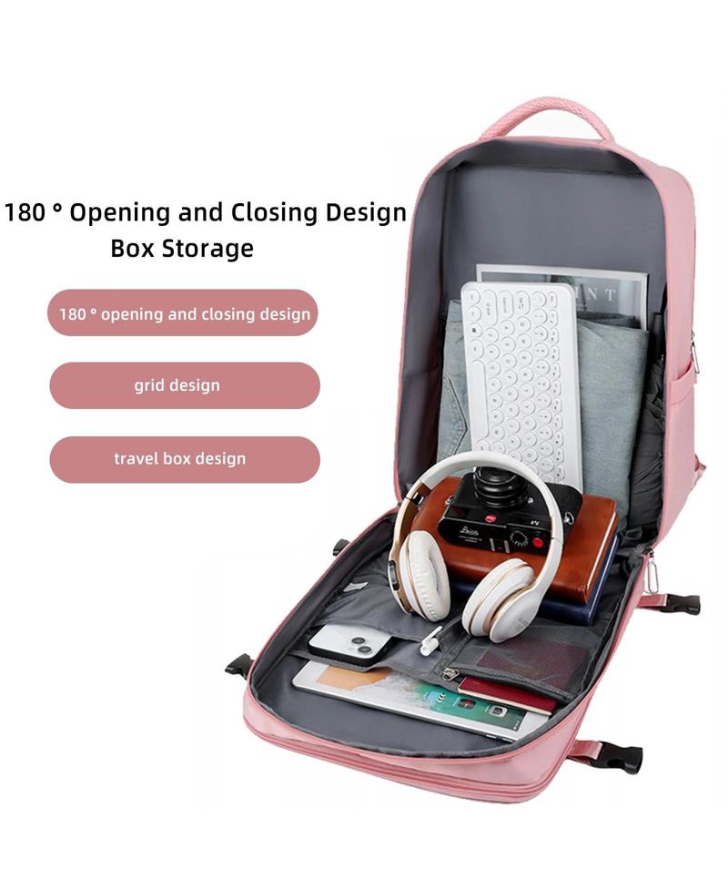 Laptop Backpack,Business Travel Laptops Backpack with USB Charging Port,Water Resistant College Computer Bag for Women and Men