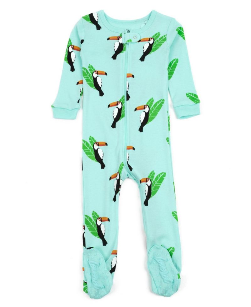 Toddler Matching Family One-Piece Cotton Sleep and Play Footed Pajamas