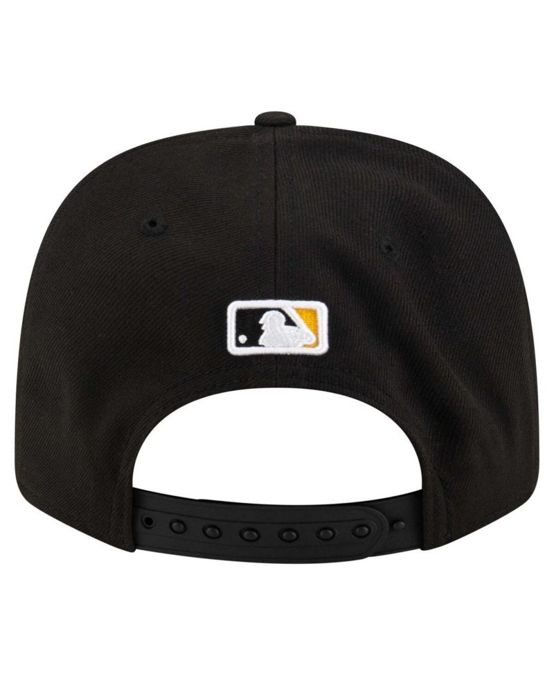 Men's Black Pittsburgh Pirates Player Replica 9SEVENTY Adjustable Hat