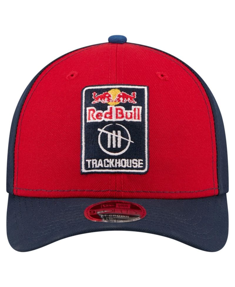 Men's Red/Navy Connor Zilisch Trackhouse Driver Number Side Patch 9FORTY M-Crown Adjustable Hat