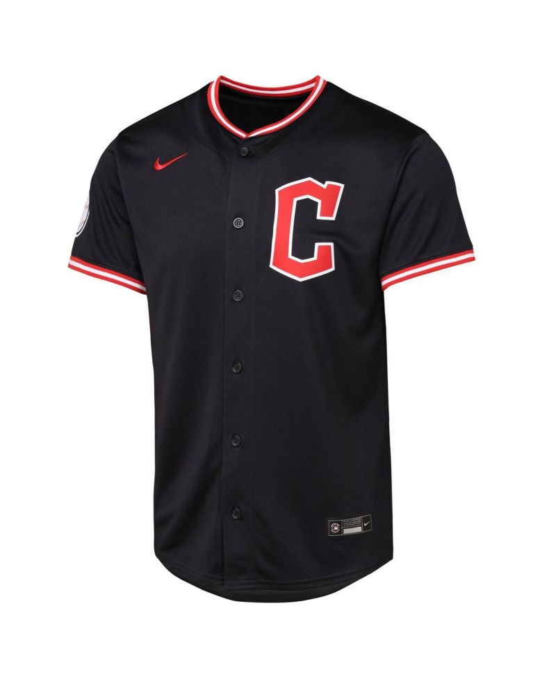 Big Boys and Girls Navy Cleveland Guardians Limited Jersey