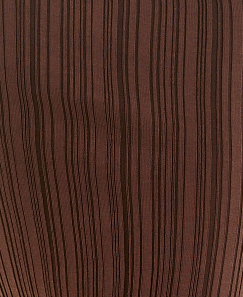 Juniors' Front Peekaboo Boat Neck Long-Sleeve Ribbed-Knit Midi Dress