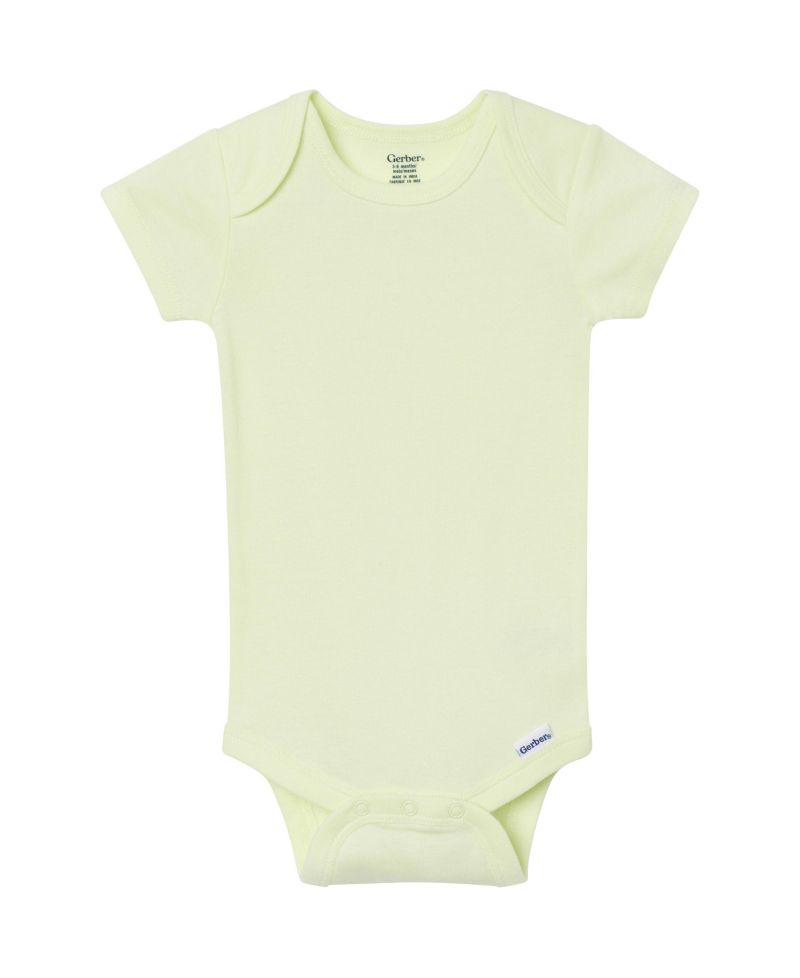 Baby ( NEW BORN TO 18 M )8-Pack Short Sleeve Bodysuits, Rainbow