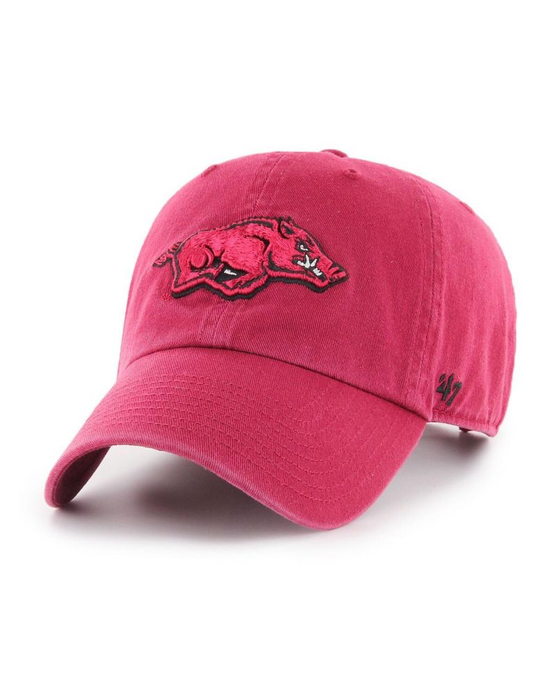 Men's Cardinal Arkansas Razorbacks Clean Up Adjustable Hat