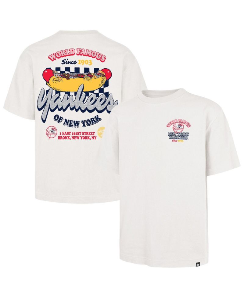Men's Cream New York Yankees Glizzy T-Shirt