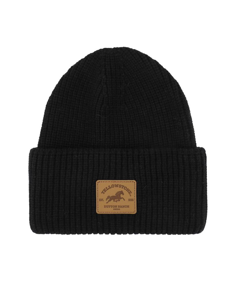 Men's Dutton Ranch Black Cuff Beanie
