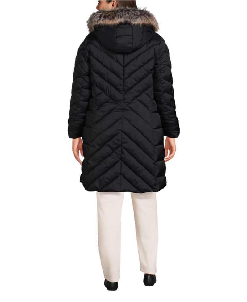 Plus Size FeatherFree Cozy Fleece Lined Winter Coat