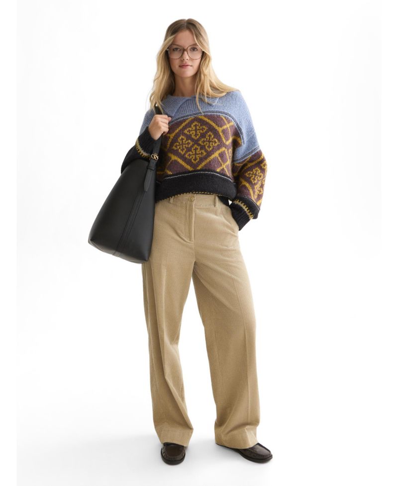 Women's Fair Isle Boxy-Fit Pullover