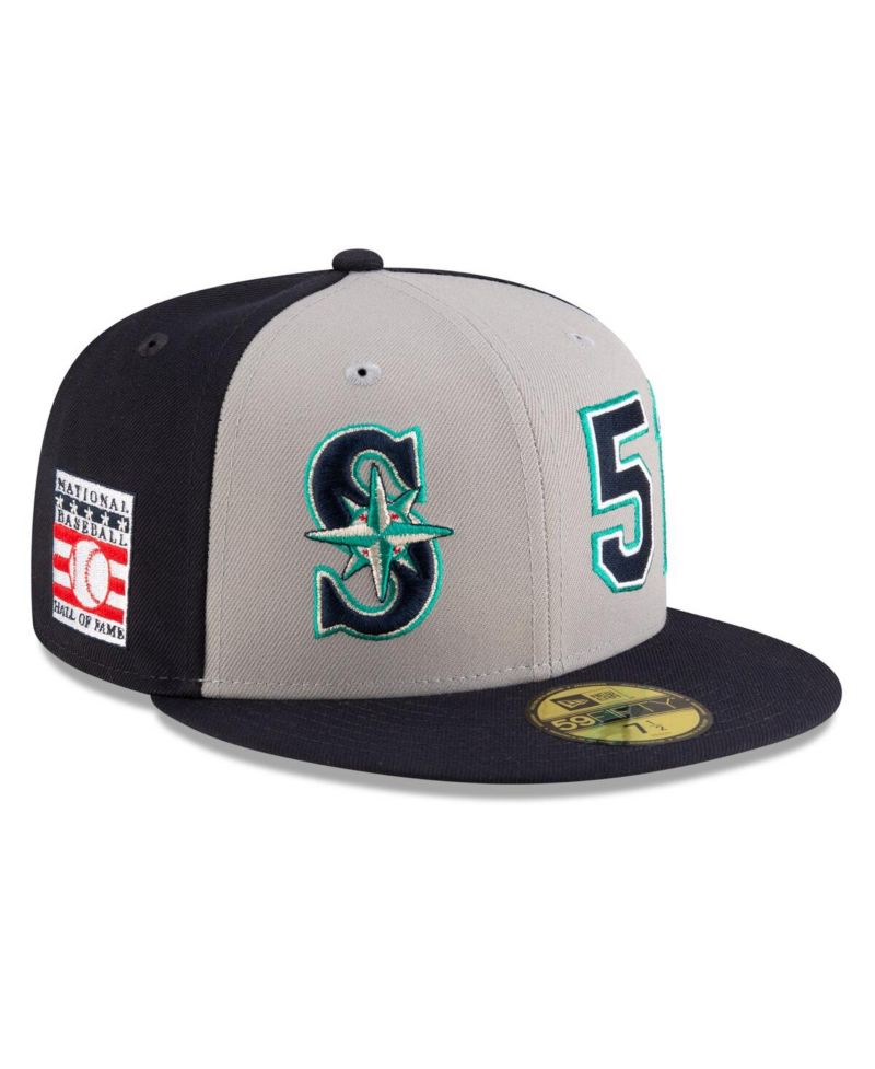 Men's Ichiro Suzuki Navy/Gray Seattle Mariners 2025 Baseball Hall of Fame 59FIFTY Fitted Hat