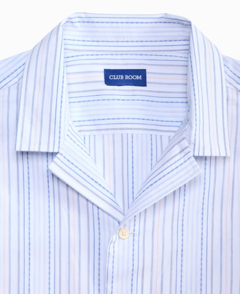 Men's Summer Dobby Short-Sleeve Shirt