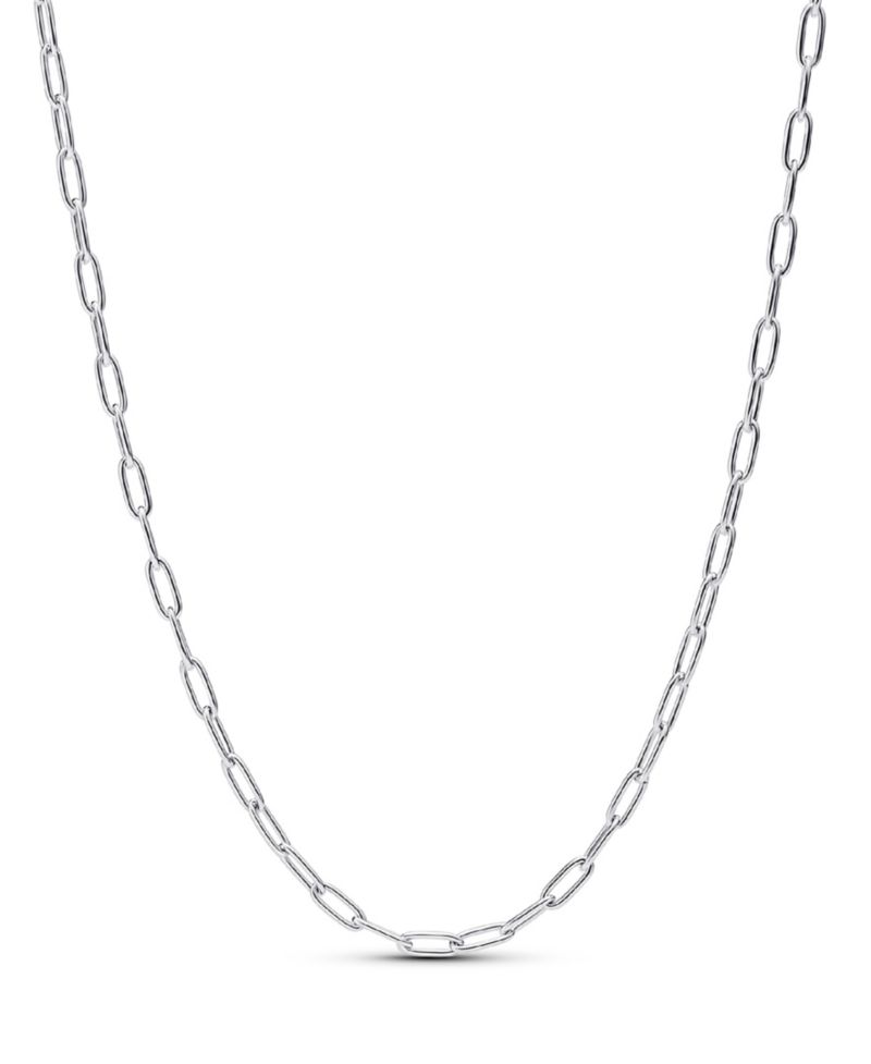 Sterling Silver Elongated Link Chain Necklace