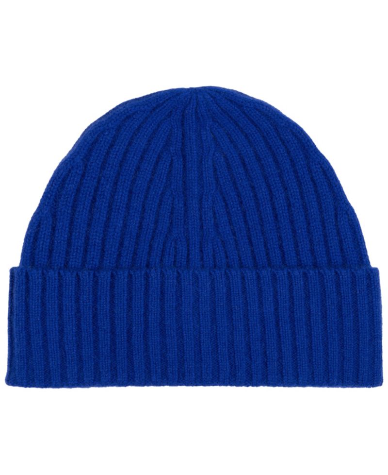 Men's Cashmere Rib Beanie Hat