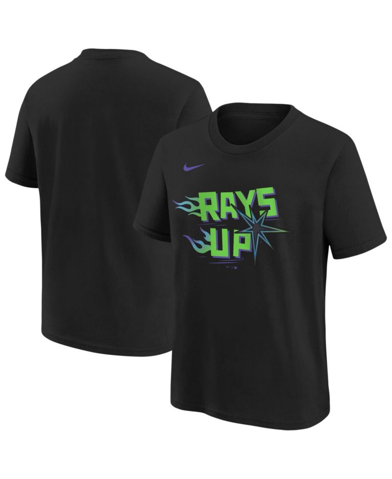 Big Boys and Girls Black Tampa Bay Rays Hometown Collection T-Shirt
