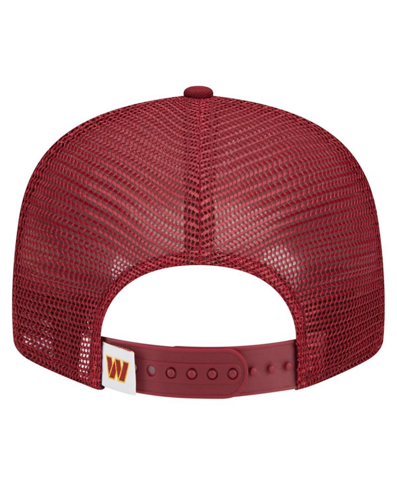 Big Boys and Girls Burgundy Washington Commanders Main Trucker 9FIFTY Snapback Hat