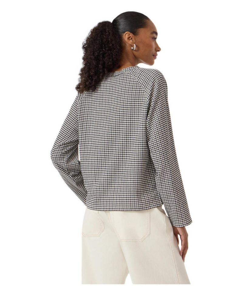 Women's Matilda Gingham Raglan Top