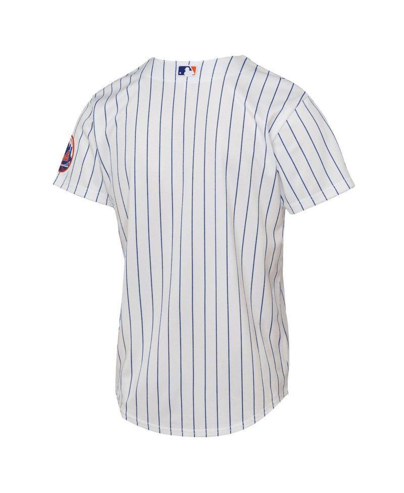Big Boys and Girls White New York Mets Home Stadium Jersey