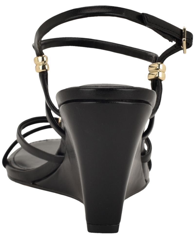 Women's Deliney Strappy Wedge Dress Sandals
