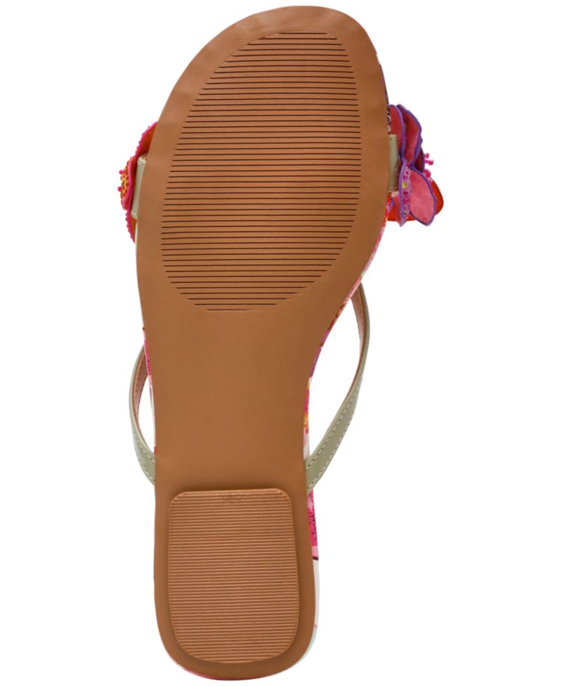 Women's Nicolle Flower Flat Sandals