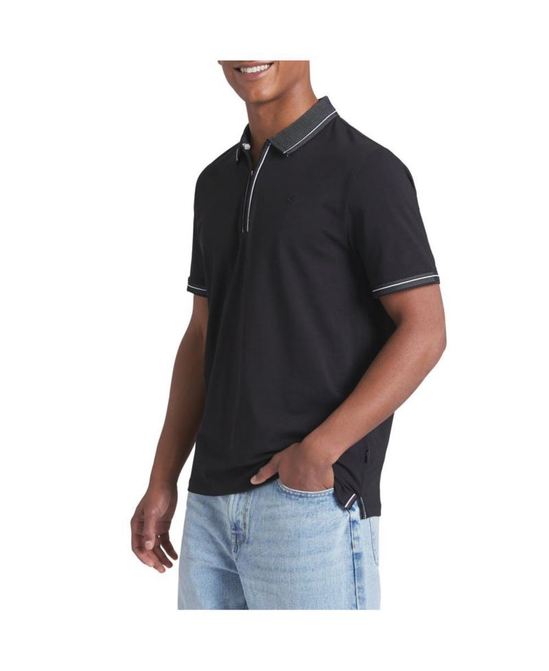 Men's Duke Cotton Zip Polo
