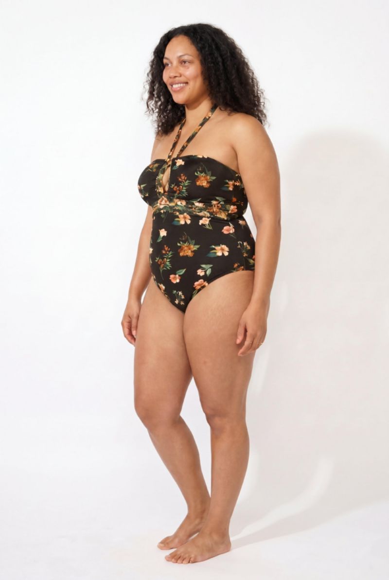 Women's Braided Bandeau One Piece Swimsuit